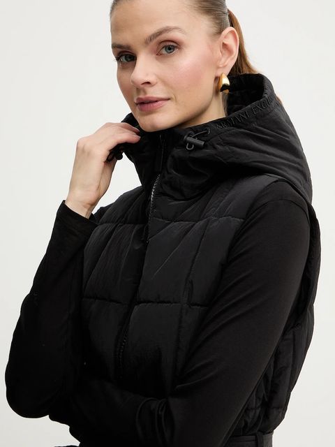 Armani Exchange bezrękawnik kolor czarny zimowy XW000651 AF16207