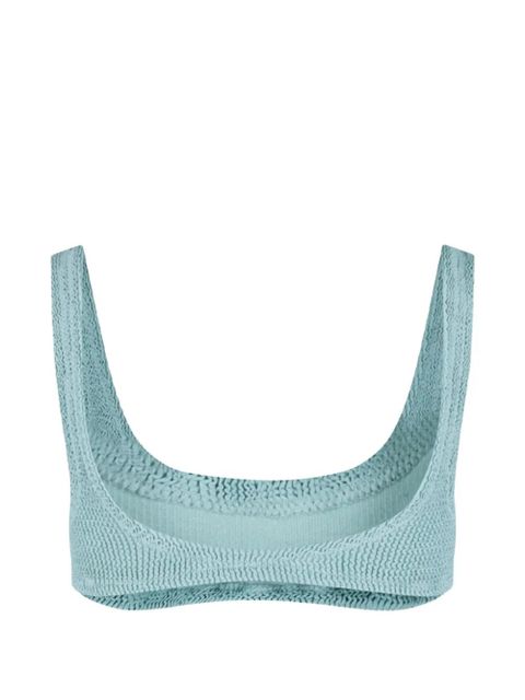 MC2 Saint Barth Naima crinkle bikini top - Blue - zdjęcie produktu nr 2