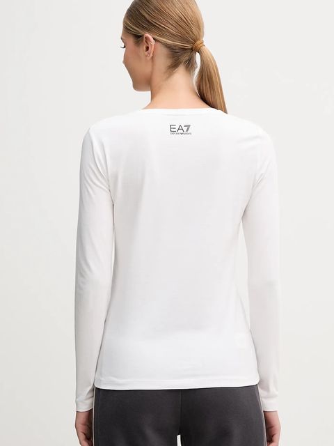 EA7 Emporio Armani longsleeve kolor biały AF12115.7W000531 - zdjęcie produktu nr 2