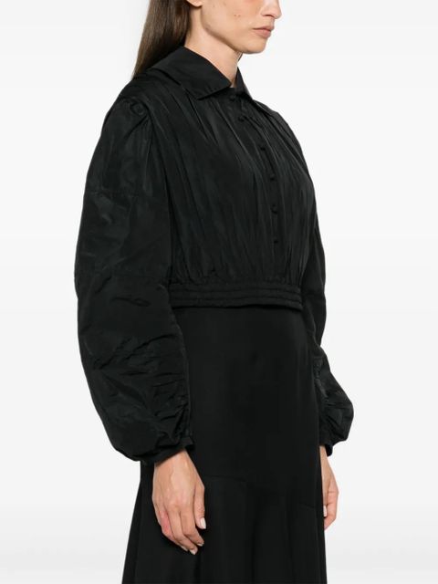 Jil Sander pleated blouse - Black - zdjęcie produktu nr 2
