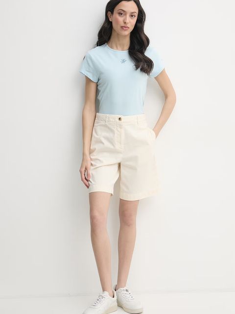 Tommy Hilfiger szorty chino damskie z bawełną - zdjęcie produktu nr 1