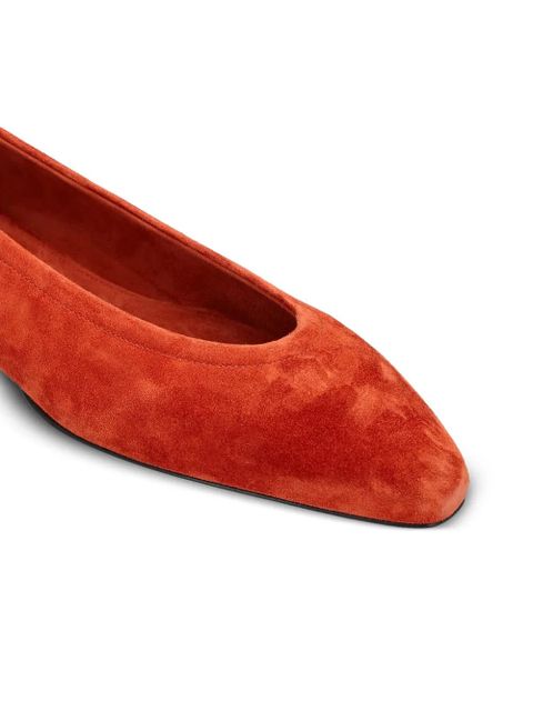 Loro Piana Primula flat pumps - Red