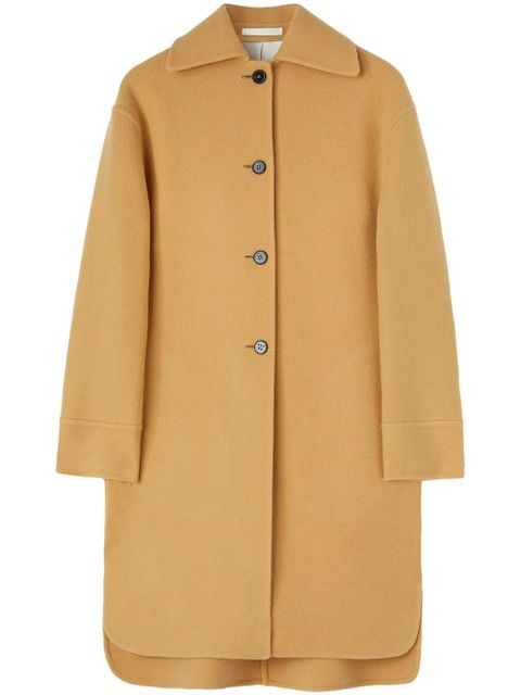 Jil Sander virgin wool single-breasted coat - Brown - zdjęcie produktu nr 1