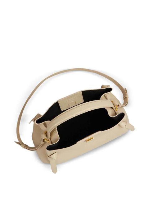 Yuzefi grained adjustable tote bag - Neutrals