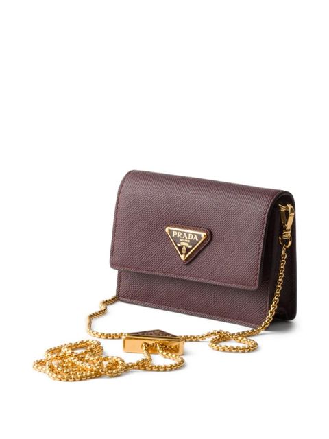 Prada leather shoulder bag - Purple