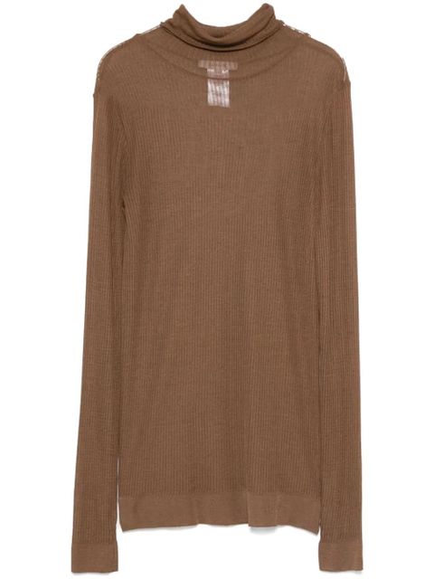 LEMAIRE high-neck sweater - Brown - zdjęcie produktu nr 1