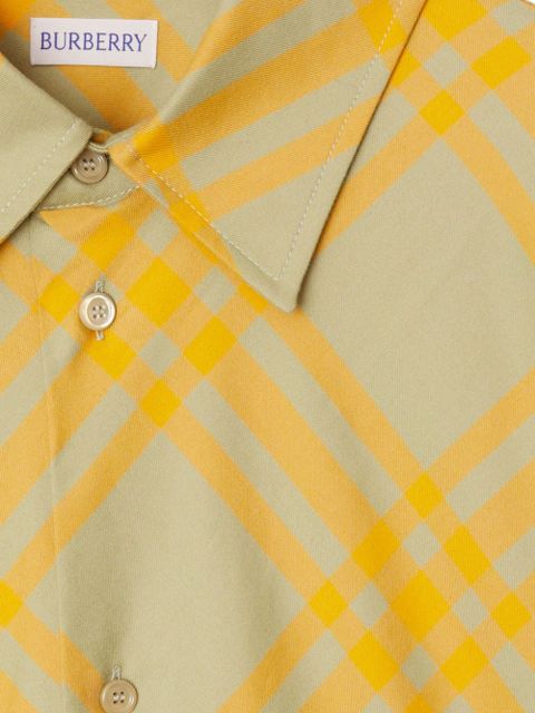 Burberry checked flannel shirt - Neutrals