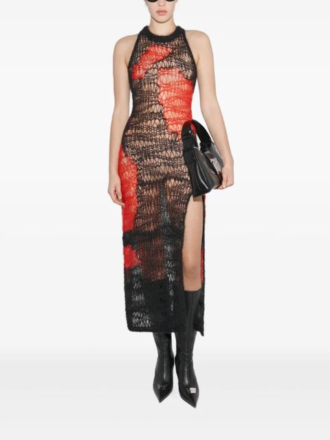 MISBHV crew-neck midi dress - Black - zdjęcie produktu nr 1