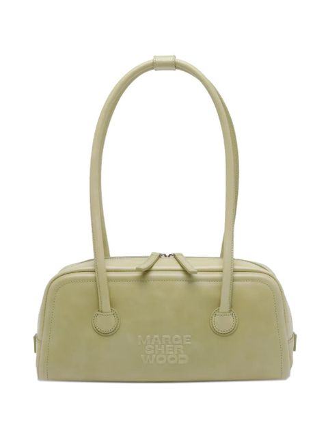 Marge Sherwood zip boston leather shoulder bag - Green - zdjęcie produktu nr 1