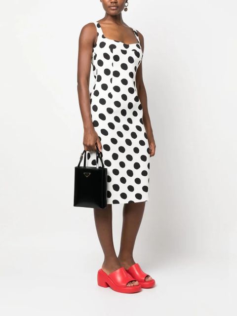 Prada triangle logo-plaque bucket bag - Black - zdjęcie produktu nr 2