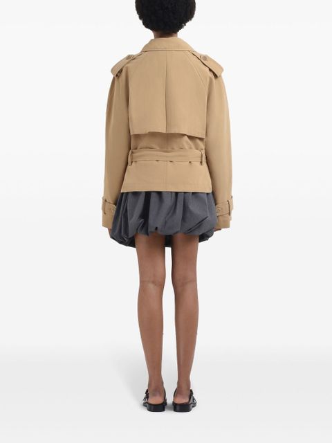 Marni double-breasted trench jacket - Neutrals