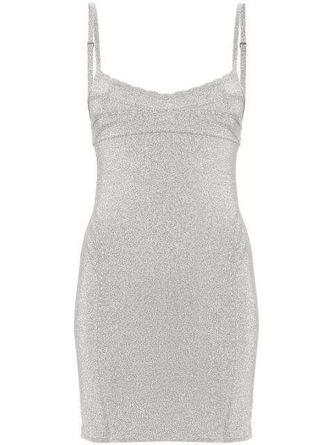 Jacquemus Fiesta lurex minidress - Silver - zdjęcie produktu nr 1