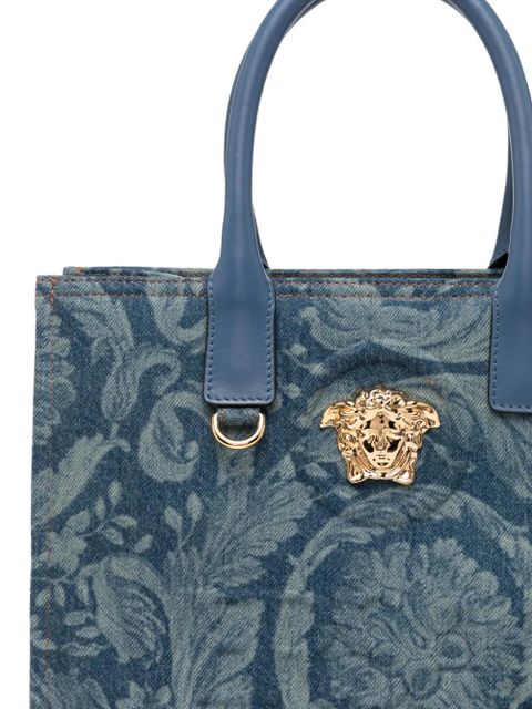 Versace small Barocco La Medusa tote bag - Blue - zdjęcie produktu nr 2
