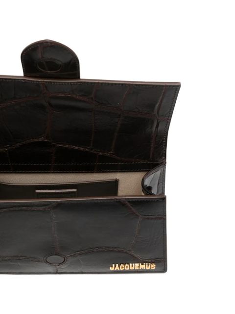 Jacquemus Bambino top-handle tote bag - Brown