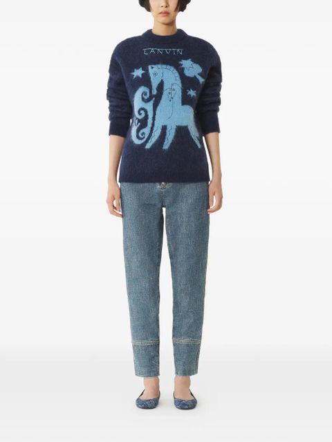 Lanvin five-pockets zip jeans - Blue - zdjęcie produktu nr 2