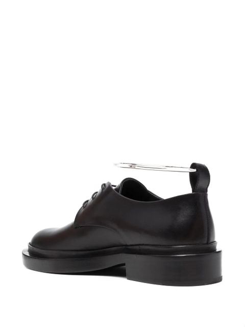Jil Sander hardware-detail derby shoes - Black - zdjęcie produktu nr 2