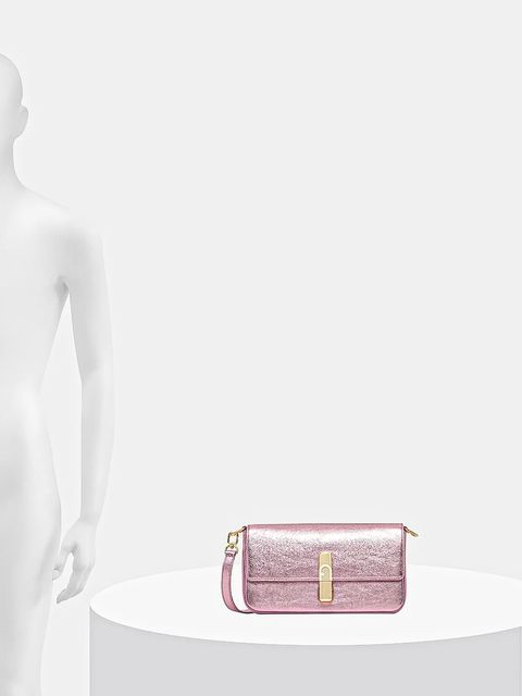 Furla torebka skórzana kolor różowy WB01826.BX4150.4148S