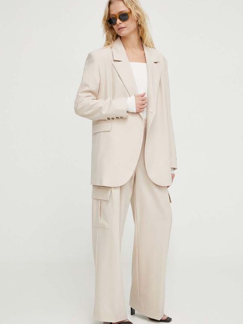 Herskind spodnie z domieszką wełny Louise - zdjęcie produktu nr 2