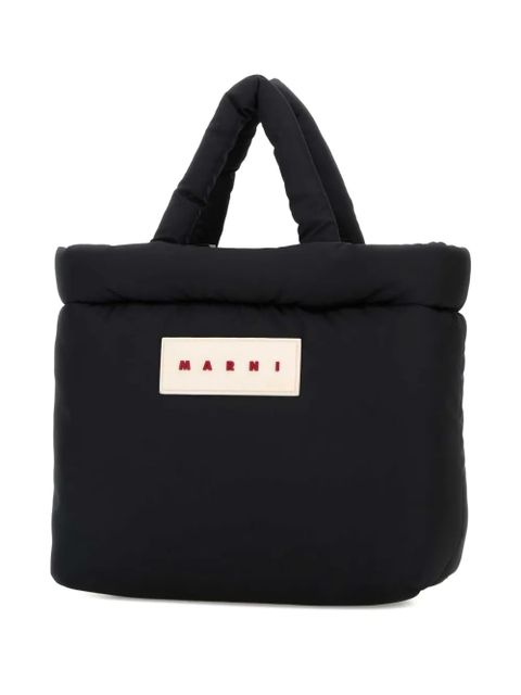 Marni large puff tote bag - Black - zdjęcie produktu nr 2