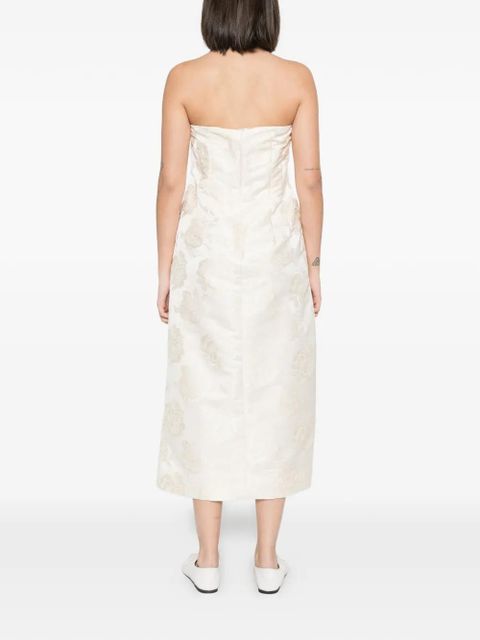 Simone Rocha Sash midi dress - Neutrals