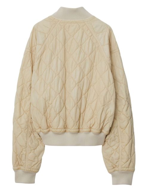 Burberry quilted bomber jacket - Neutrals