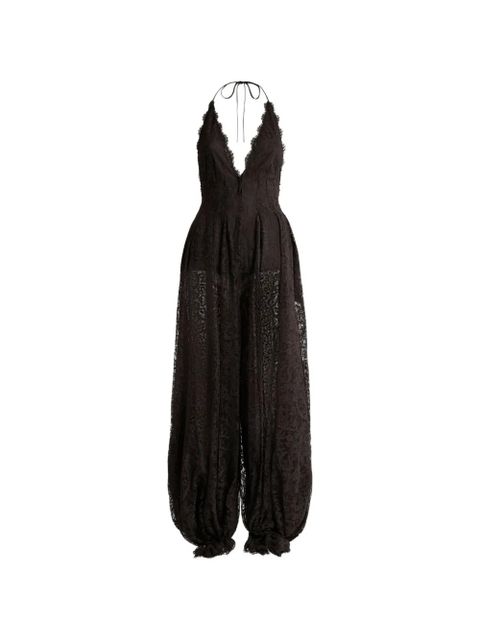 ETRO paisley lace jumpsuit - Brown - zdjęcie produktu nr 1