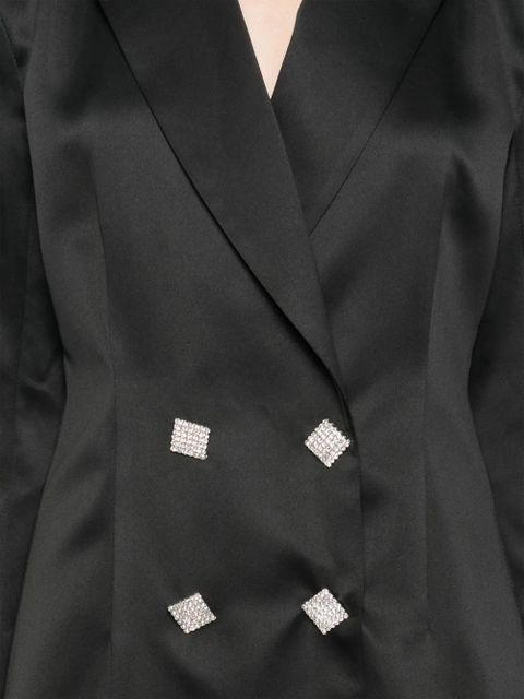 ROTATE BIRGER CHRISTENSEN satin mini dress - Black