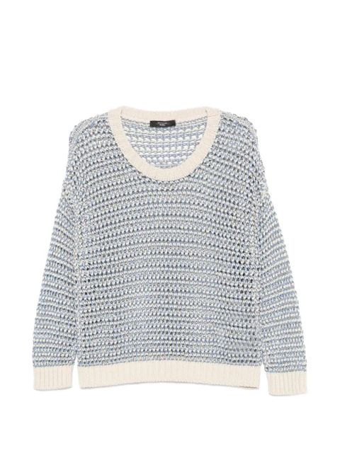 Weekend Max Mara Donirika open-knit sweater - Blue - zdjęcie produktu nr 1