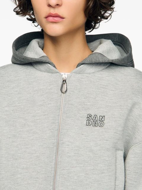 SANDRO zip-up hoodie - Grey