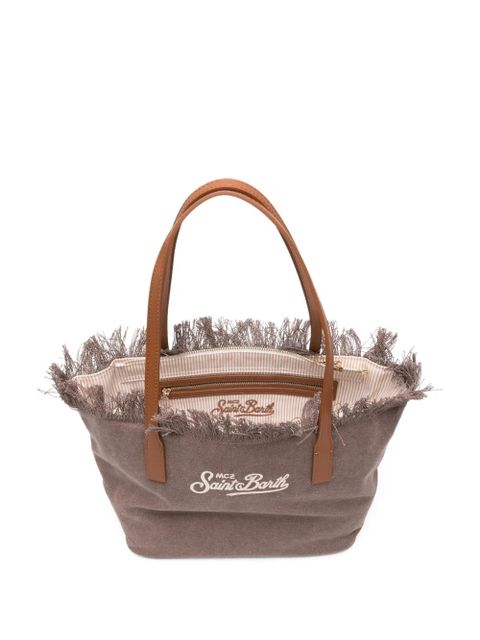 MC2 Saint Barth City fringed tote bag - Brown