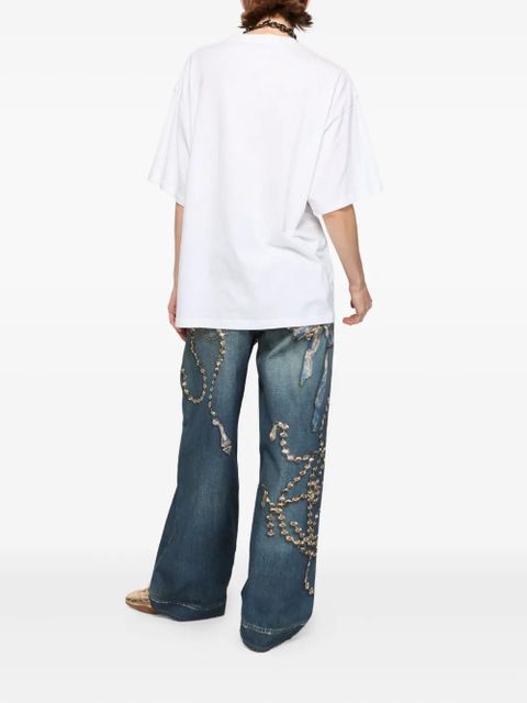 Acne Studios graphic T-shirt - White - zdjęcie produktu nr 2