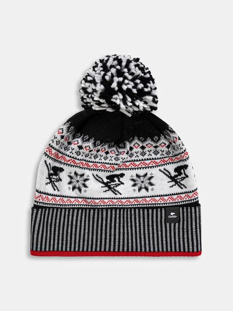 Eisbar czapka z dodatkiem wełny Retroski Pompon MÜ kolor szary E31016 - zdjęcie produktu nr 1