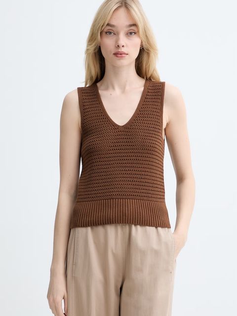 Marc O'Polo kamizelka damska bawełniana - zdjęcie produktu nr 1