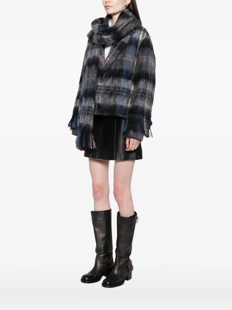 LOEWE plaid blazer - Blue