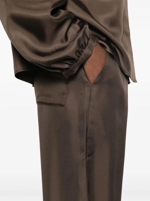 LouLou de Saison Alera straight-leg trousers - Brown