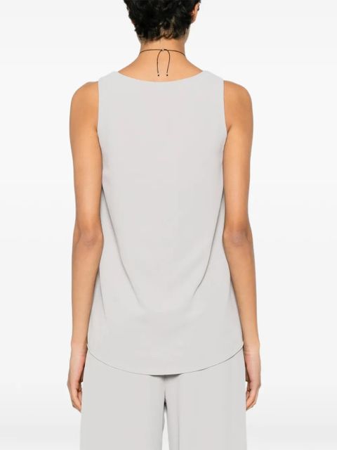 Eleh scoop-neck sleeveless top - Grey