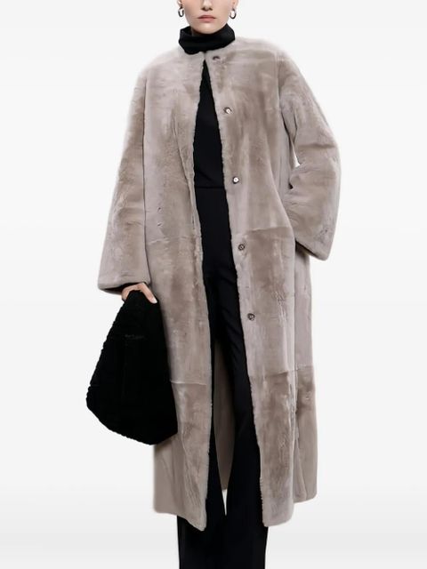Yves Salomon shearling coat - Neutrals