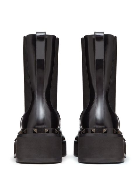 Valentino Garavani 50mm Rockstud M-Way Beatle boots - Black