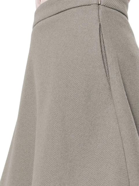 AMI Paris wool midi skirt - Green