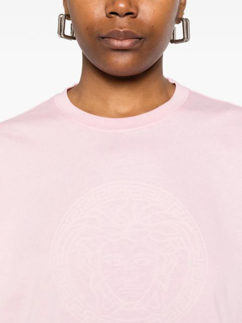 Versace logo-print T-shirt - Pink
