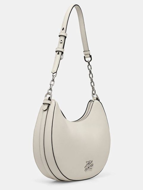 Karl Lagerfeld torebka skórzana Karl Lagerfeld x Paris Hilton kolor biały B1W30270 - zdjęcie produktu nr 2