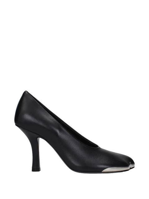 Burberry metal-toe leather pumps - Black - zdjęcie produktu nr 1