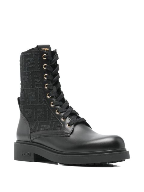 FENDI Filo logo stretch ankle boot - Black - zdjęcie produktu nr 2