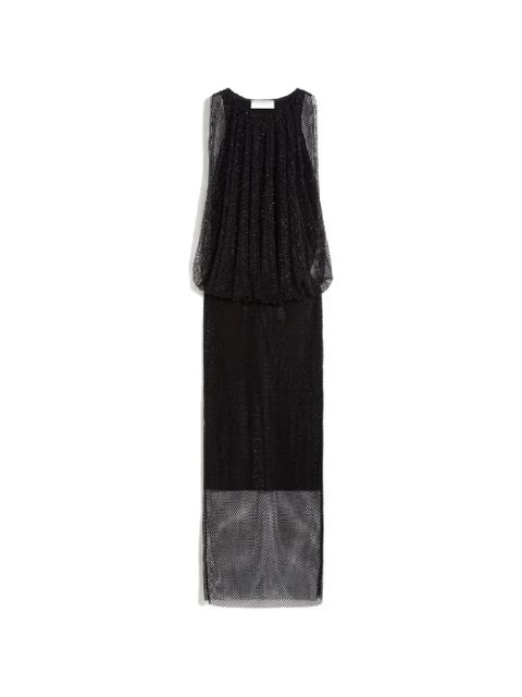 Sportmax crystal-embellished maxi dress - Black - zdjęcie produktu nr 1