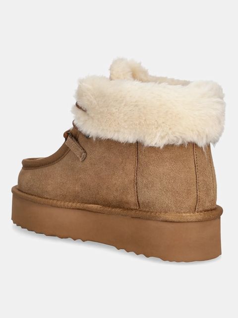 Answear.LAB śniegowce zamszowe kolor brązowy