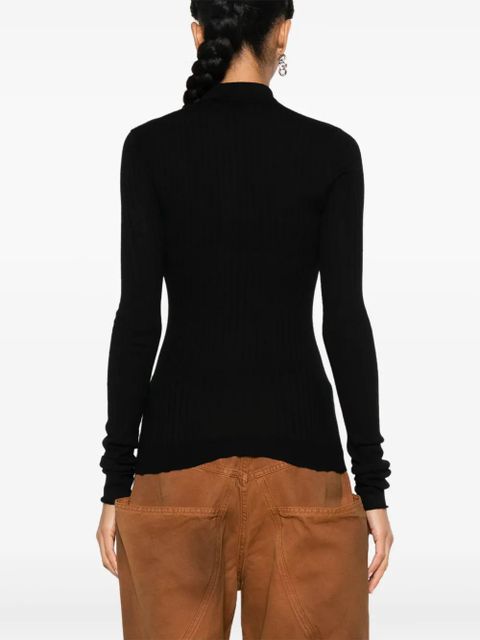 The Attico knitted sweater - Black