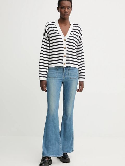 Marc O'Polo kardigan damski kolor biały lekki 5000007648