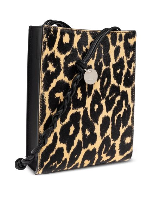 Jil Sander small Tangle leopard-print shoulder bag - Neutrals - zdjęcie produktu nr 2