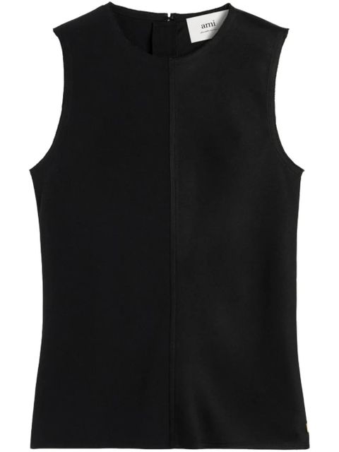 AMI Paris sleeveless top - Black - zdjęcie produktu nr 1