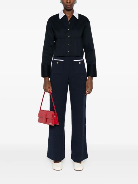 Maje button-fastening collared shirt - Blue - zdjęcie produktu nr 2